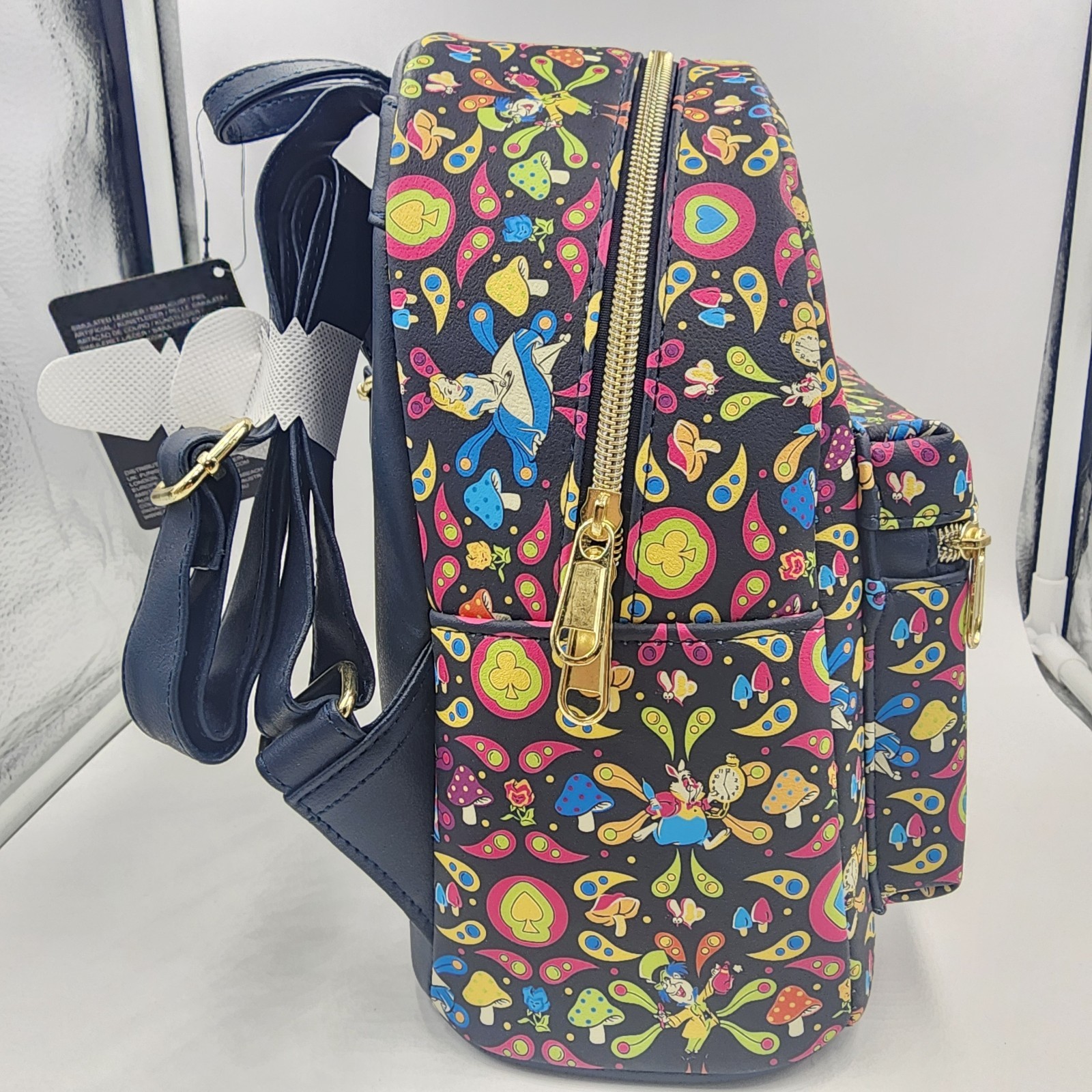 Loungefly Disney Alice in Wonderland Retro Mini Backpack NWT