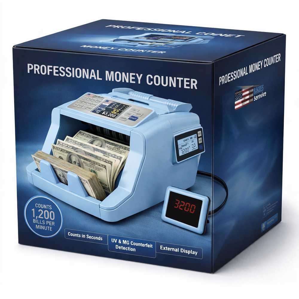High-Speed Professional Single Denomination Bill Counter