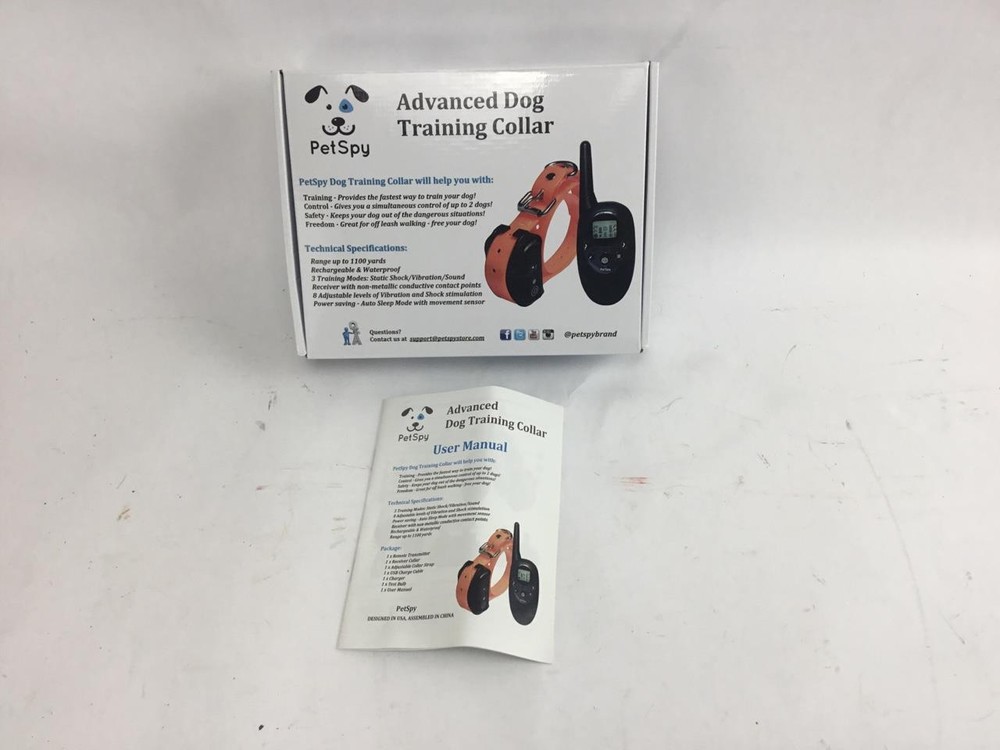Pet Spy Advanced Dog Training Collar Model M86N
