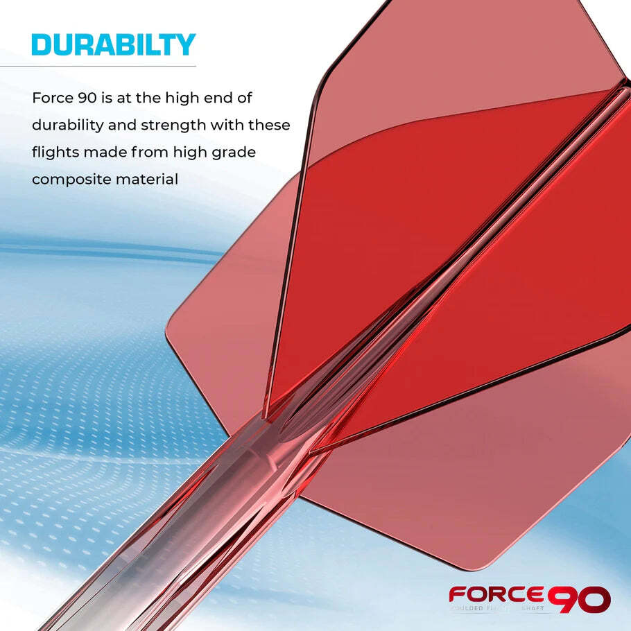 Mission Force 90 Molded Flight & Shaft System Gradient Red Standard No2 Tweenie