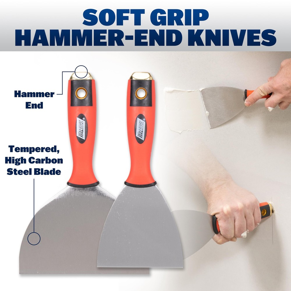 WAL-BOARD TOOLS Deluxe Drywall Finishing Tool Kit, Mud Pan, MultiTool, Taping...