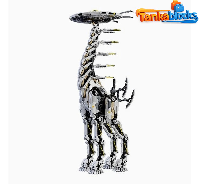 MOC Plus-Size Version Tallneck 7401 Pieces Bricks Toy Machine Animal Model