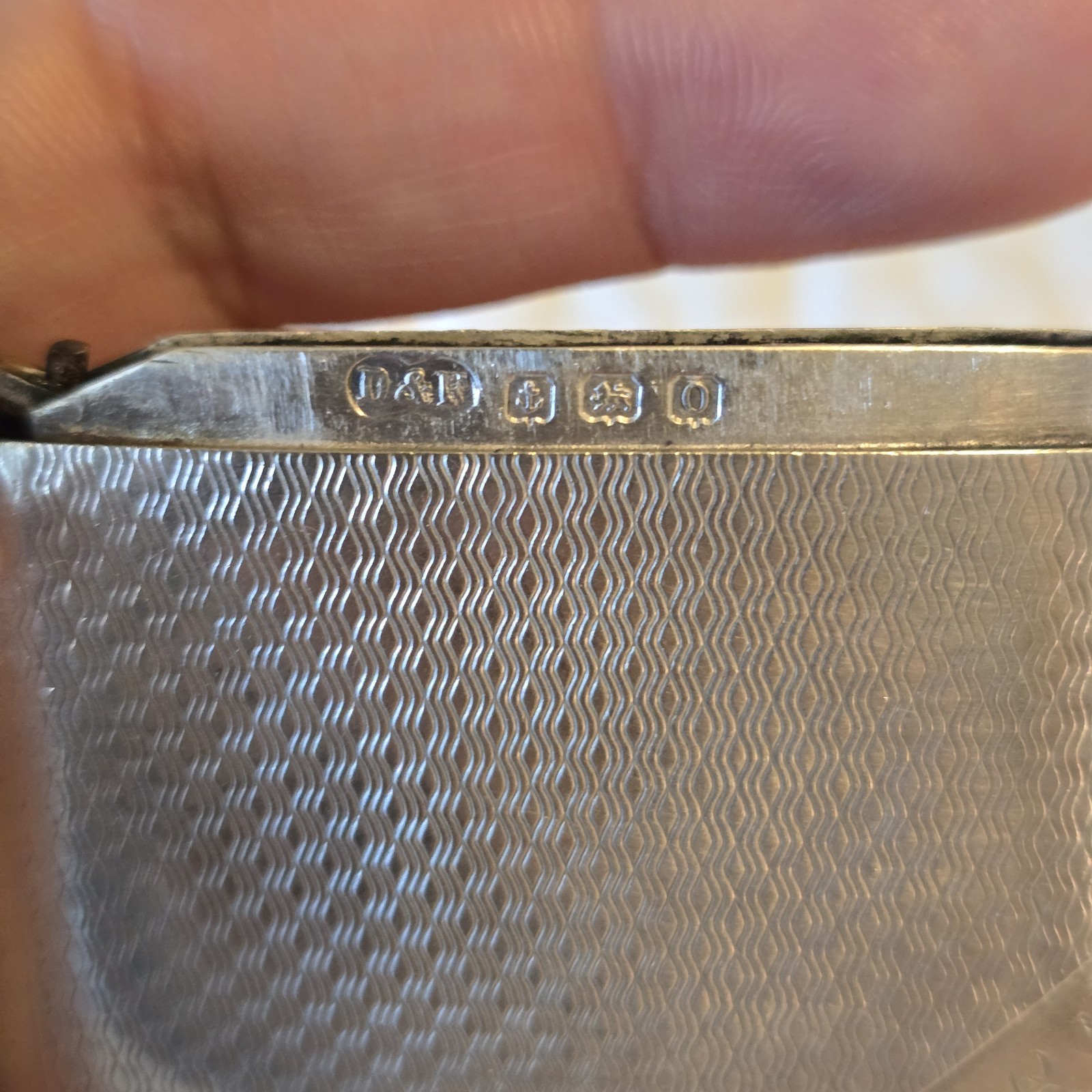 Antique Deakin & Francis Vesta Case Match Safe Holder Sterling Circa 1913 London