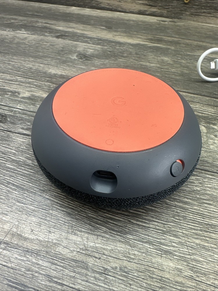 Google Home Mini Smart Assistant - Charcoal AS-IS Untested
