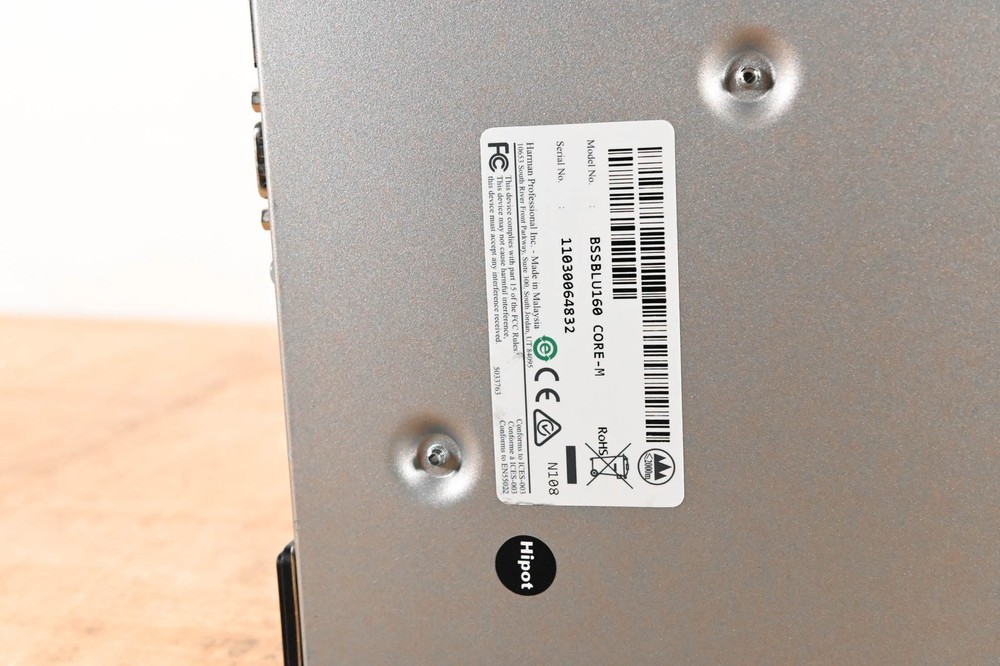 BSS London BLU-160 Networked Signal Processor CG01QSG