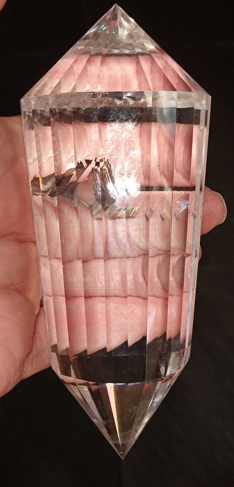 Clear Quartz Vogel 24-sided Crystal - v2003