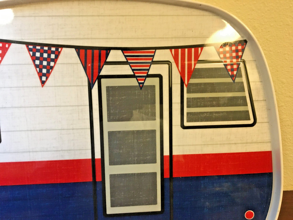 Melamine Plastic Trailer Tray, Pier One, 16", Serving, RV