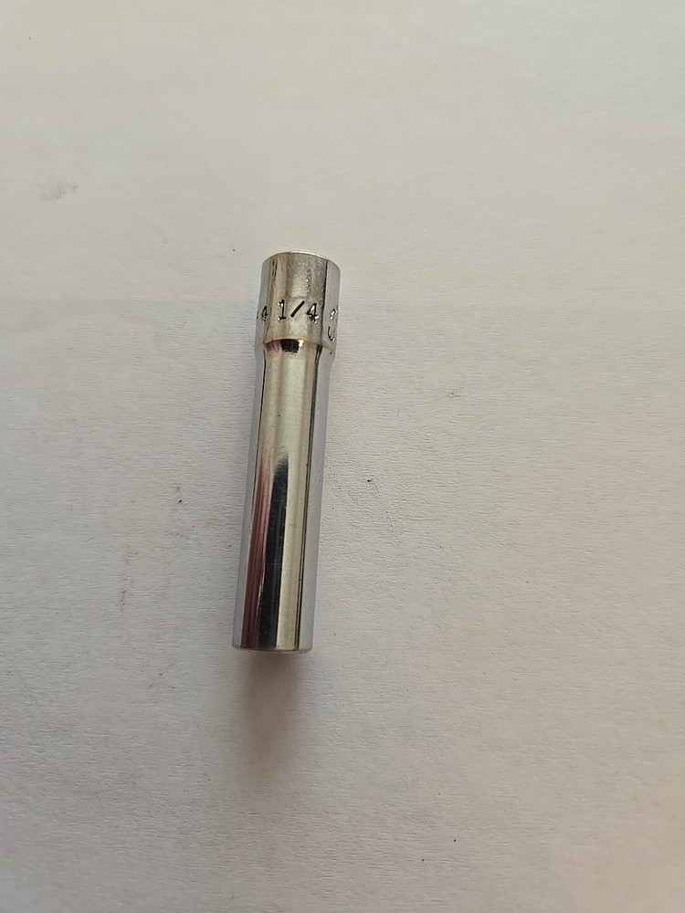 Mac Tools 1/4" Drive 1/4" 6PT SAE Deep Chrome Socket USA MD86
