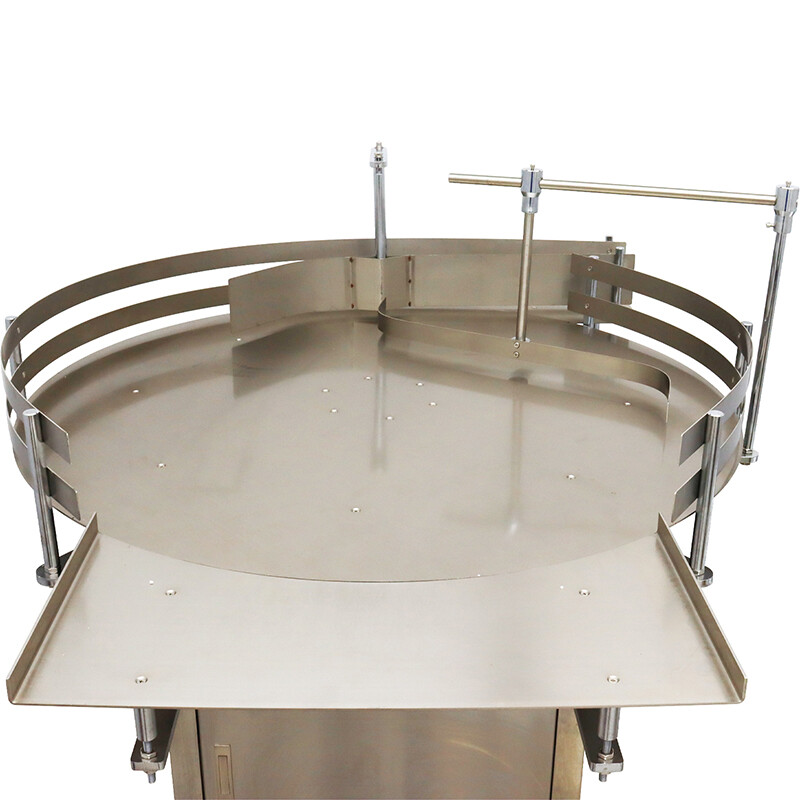 39.37"Round Accumulation Table Bottle Turn Table Rotary Accumulation Table 110V