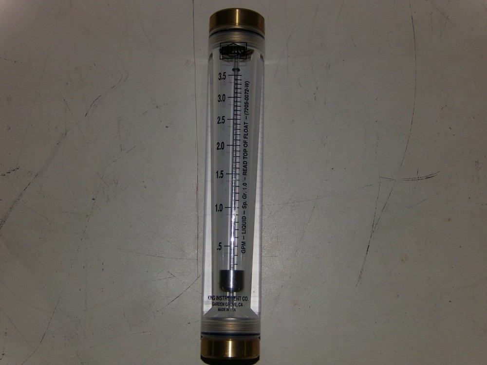 King Instruments 3.5 GPM Liquid SP.GR. 1.0 - 3.5