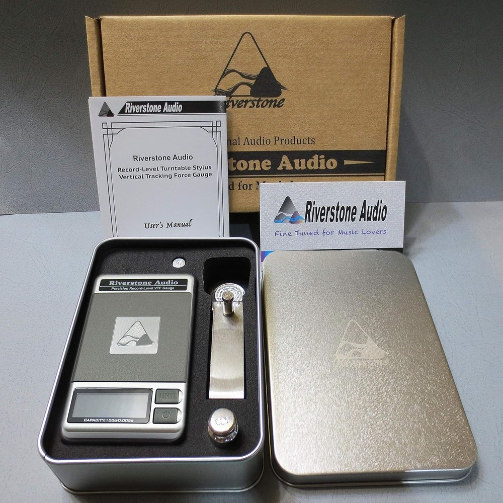 Riverstone Audio Precision Record Level Digital Turntable Stylus Force silver