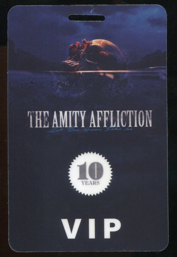 2024 Amity Affliction Concert Tour Laminate Backstage Pass VIP