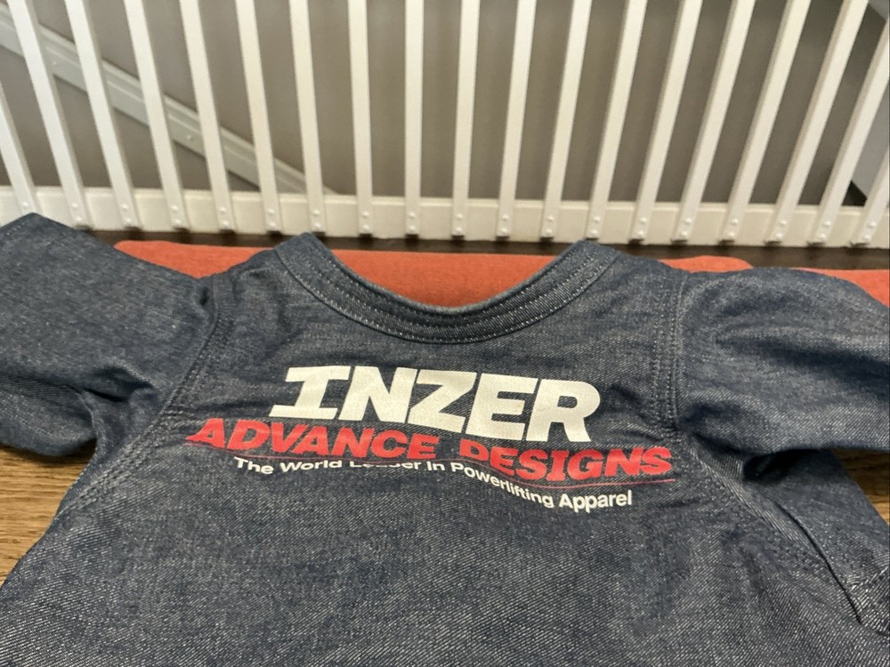 Inzer Advance Designs Double Layer Denim Bench Shirt Adjustable Straps