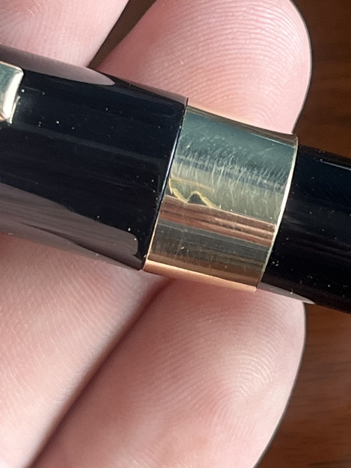 Sheaffer PFM III, Black with gold Trim, Very Good Condition, Restored