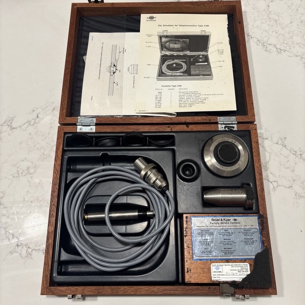 Bruel & Kjaer Model 4185 Ear Simulator for Telephonometry NICE!
