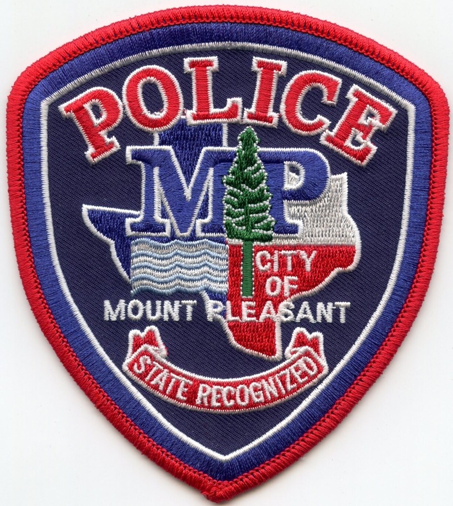 MOUNT PLEASANT TEXAS POLICE PATCH