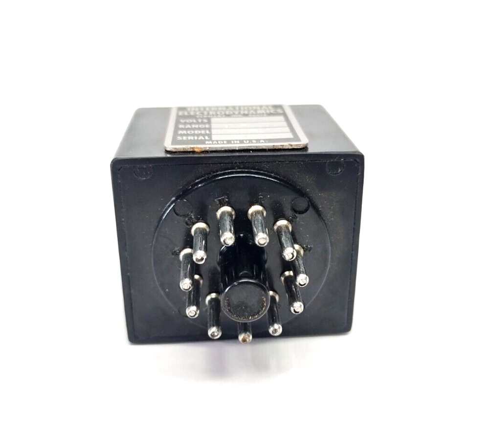 International Electrodynamics TR5-201 Time Delay Increase Relay, .1-1 Sec 120VAC