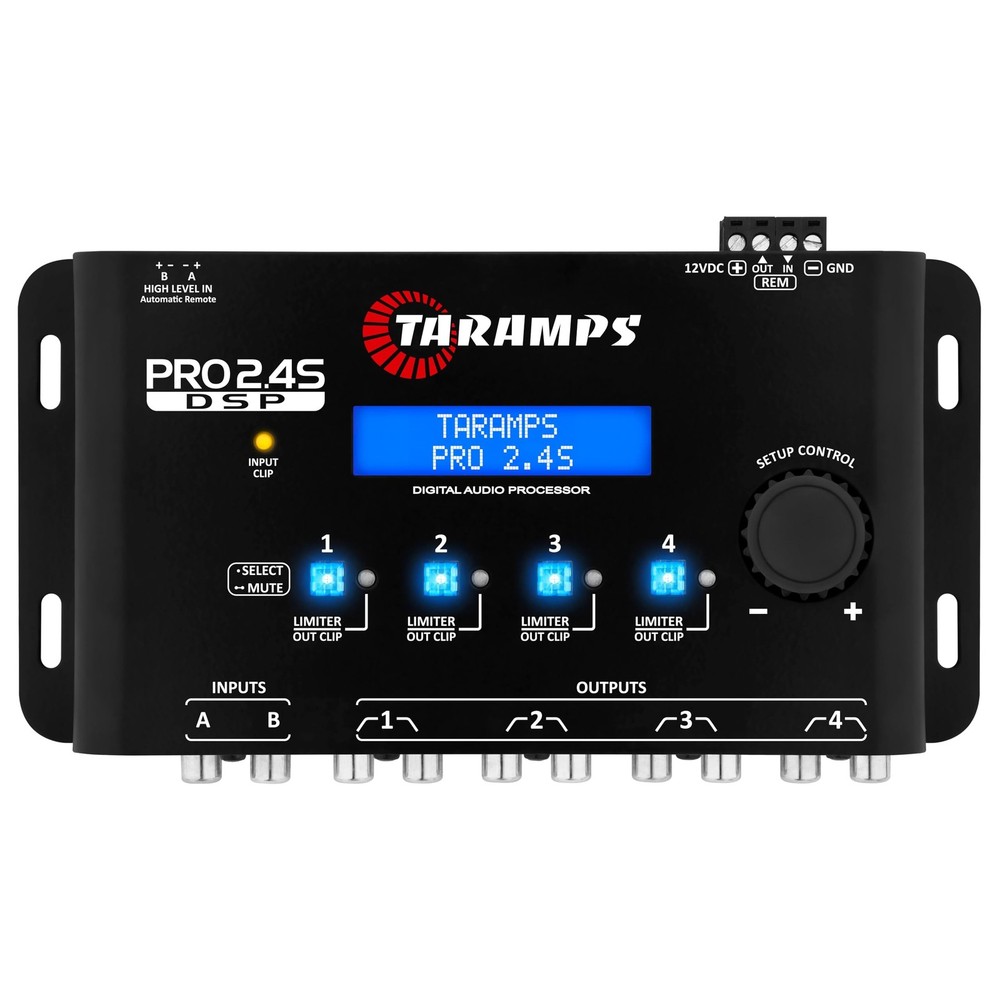 Taramp's Pro 2.4S DSP Crossover full Digital Signal Processor and Equalizer w...