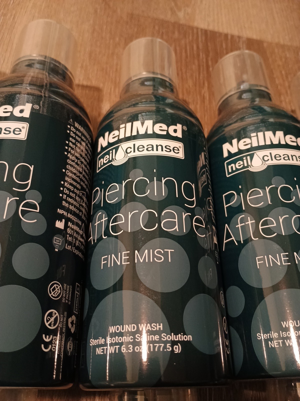 10 Pack NeilMed Piercing Aftercare Fine Mist Neil Cleanse Wound 6.3 oz Exp 04/29