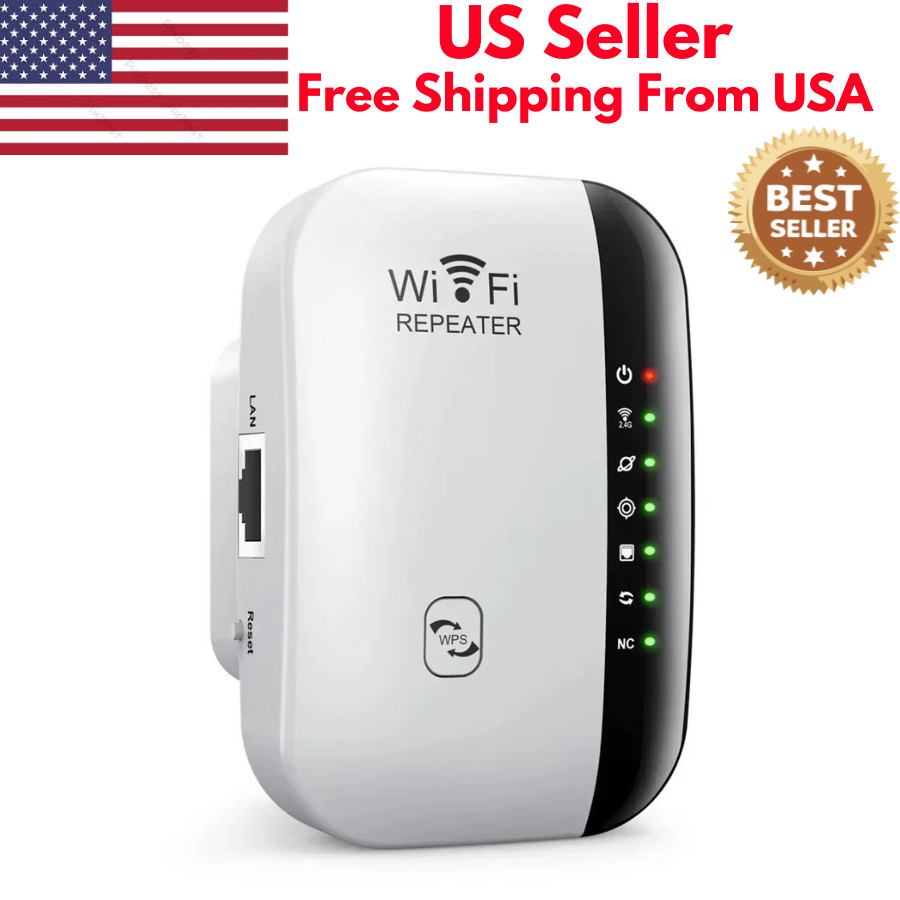 WiFi Range Extender Internet Booster Wireless Signal Repeater Wireless Amplifier