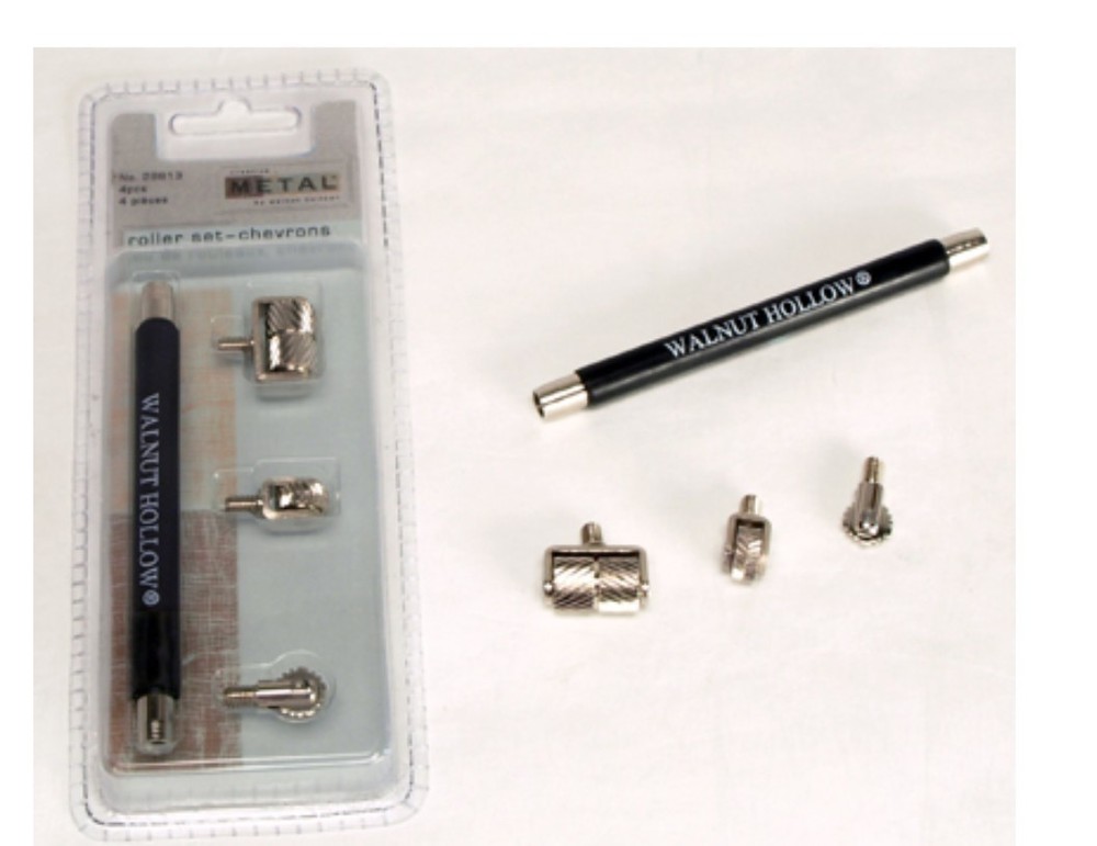 Walnut Hollow Creative Metal Roller Set - Chevrons
