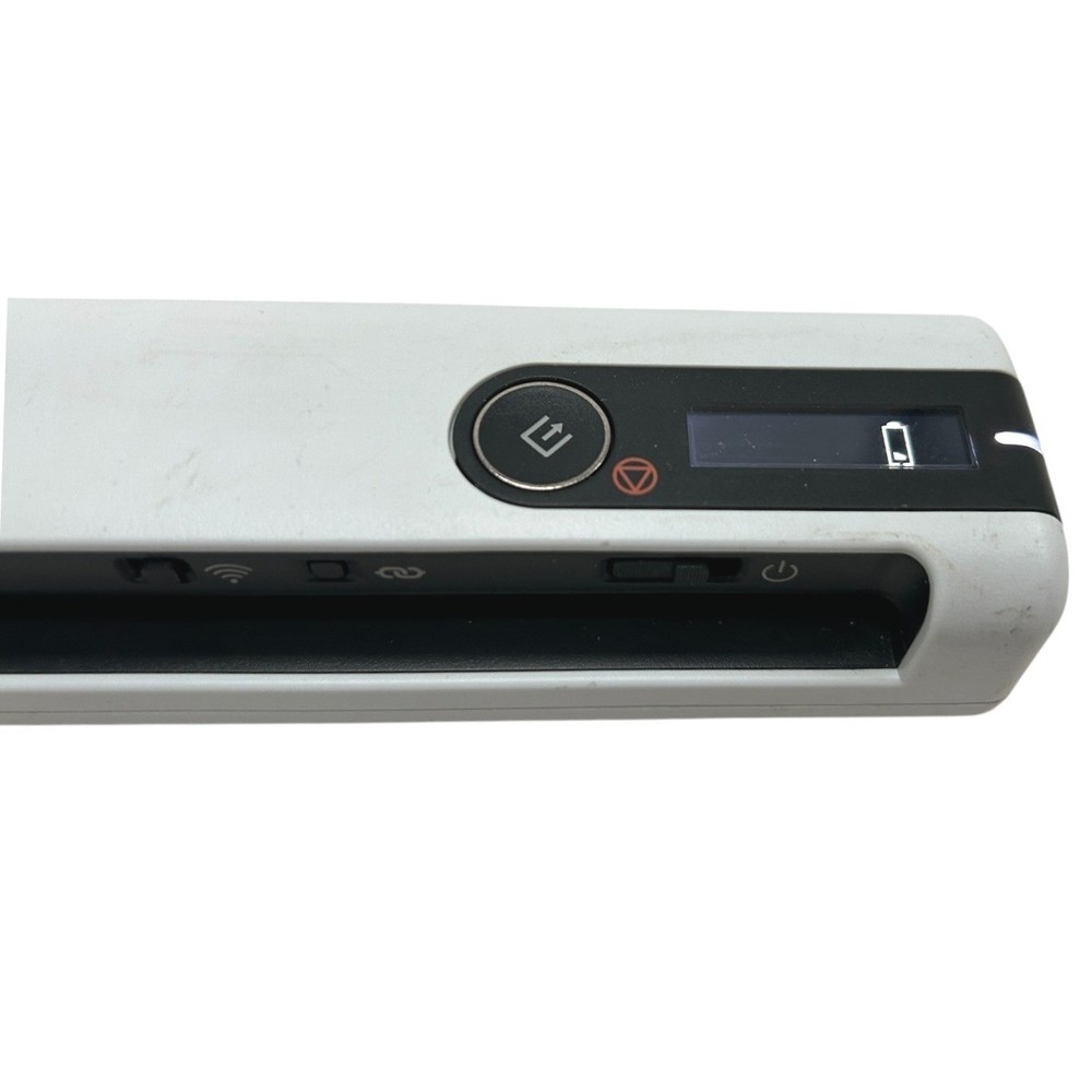 Epson RapidReceipt RR-70W Wireless Portable Document Scanner White TESTED WORKS