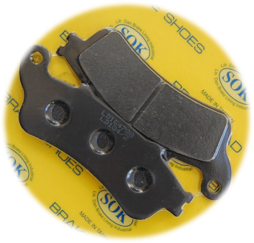 FRONT&REAR BRAKE PADS fit HONDA NSS 250 Reflex 2001-2007 NSS250 Reflex