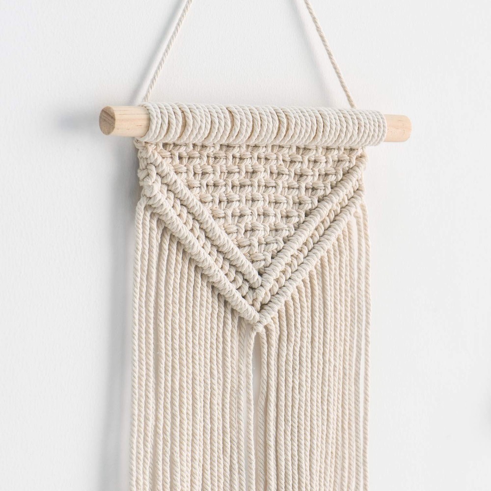Small Macrame Wall Hanging Boho Set of 3