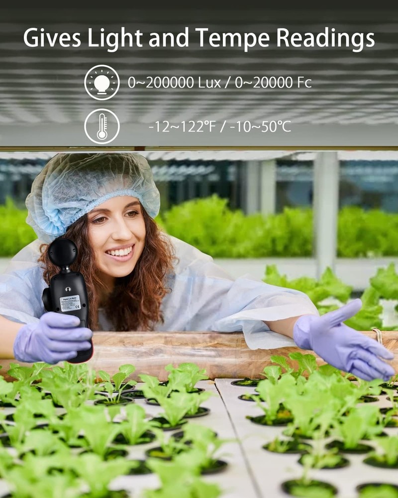 Multifunction Digital Lux Meter with Backlit Display - Perfect for Professionals