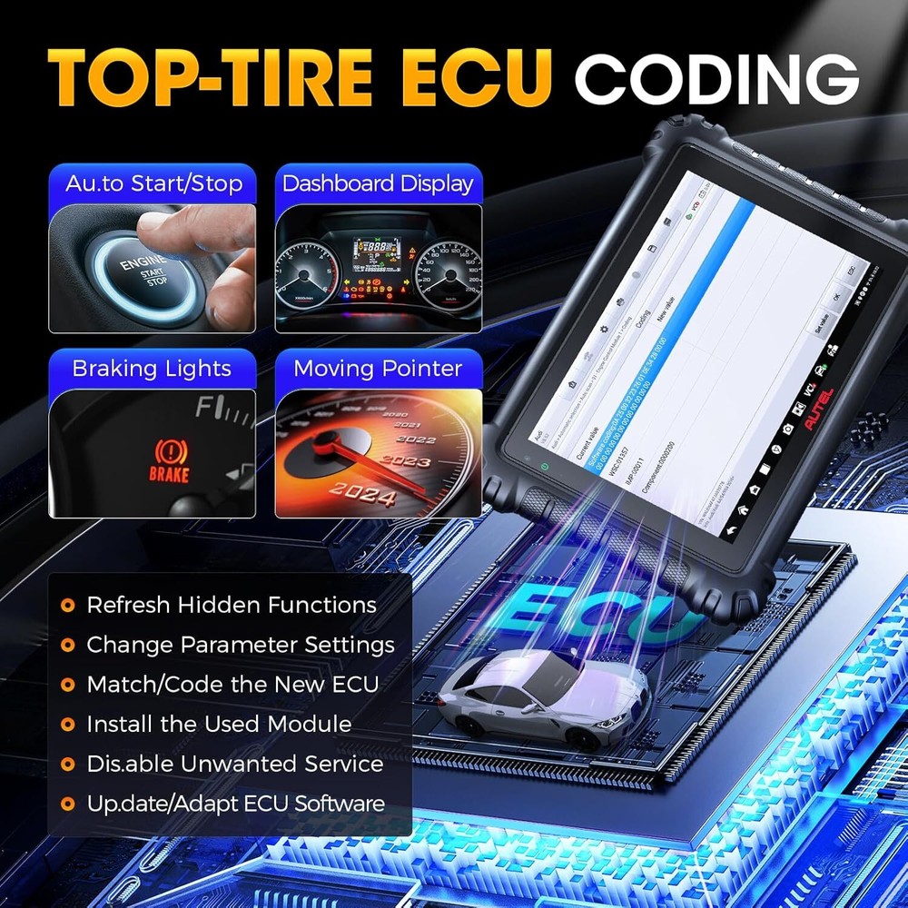 2025 Autel MaxiSYS MS906 Pro ECU Coding Full System Diagnostic Scanner MK906 PRO