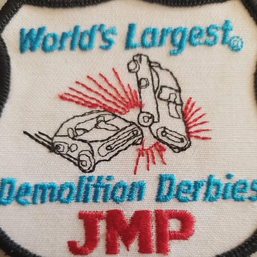 Racing Patch WORLD'S LARGEST DEMOLITION DERBIES JMP Car Derby DB1