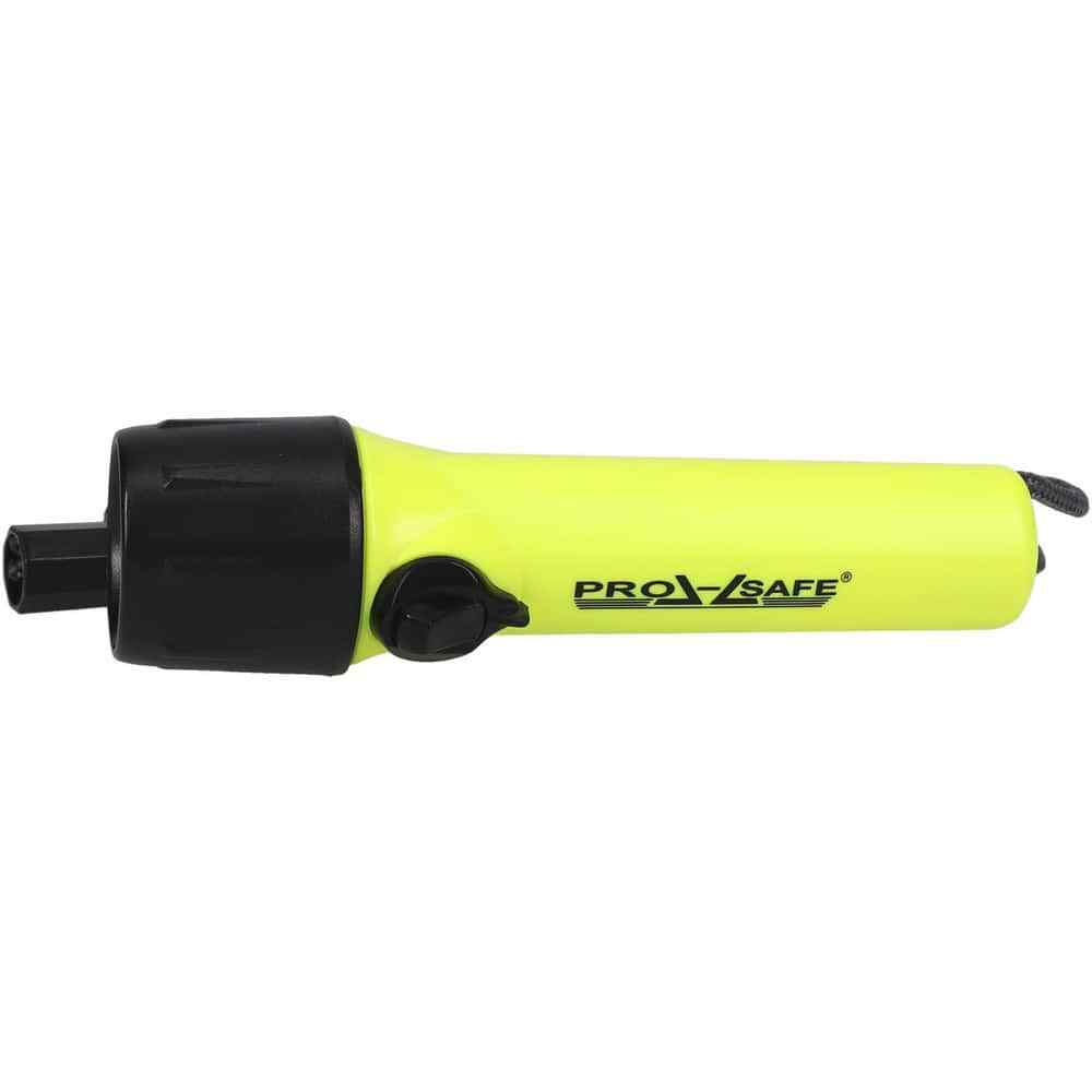 PRO-SAFE Tactical Waterproof LED Flashlight, High Visibility Yellow, 6-1/2" Long