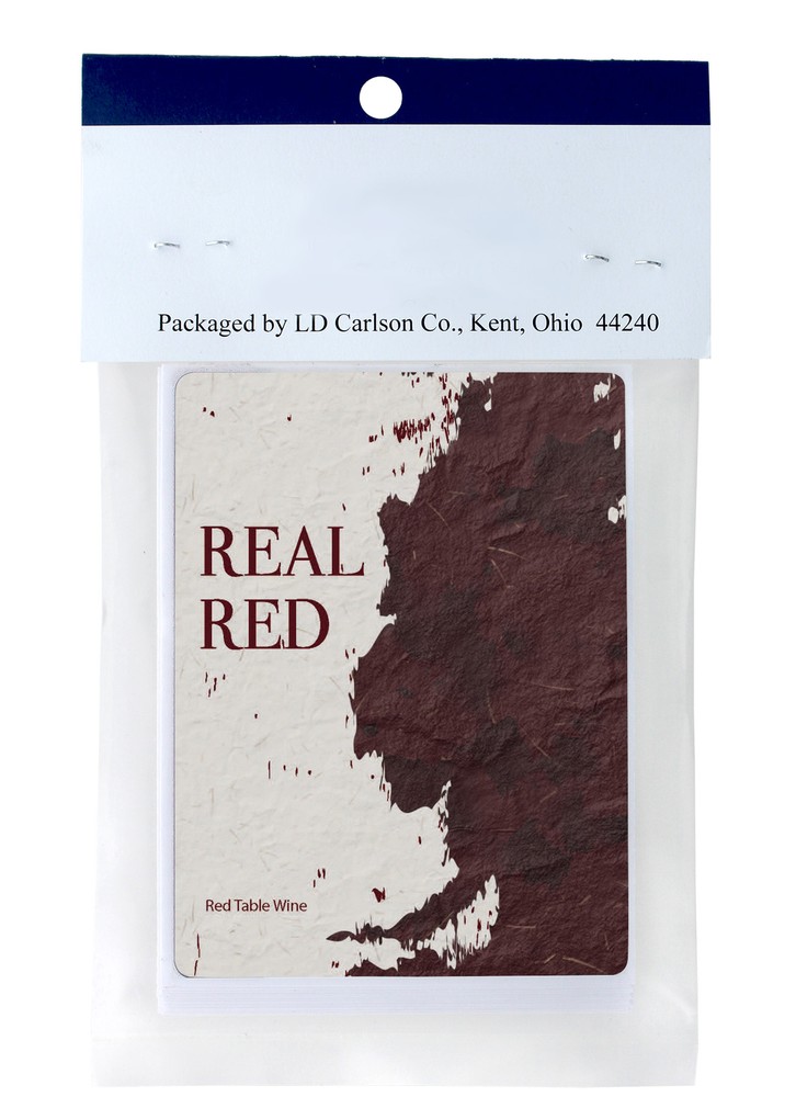 Real Red Wine Labels 30/Pack Varietal Collection