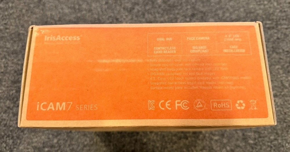 IRIS ID SYSTEMS Dual Iris Recognition Biometric Reader