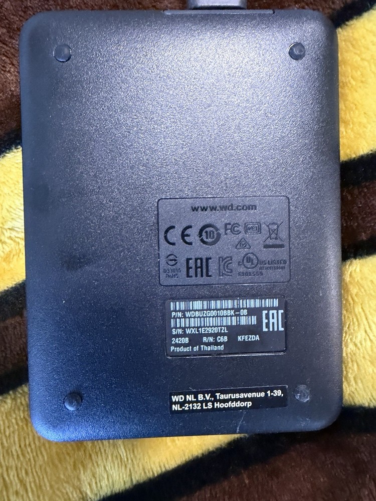 Western Digital 1TB External Hard drive