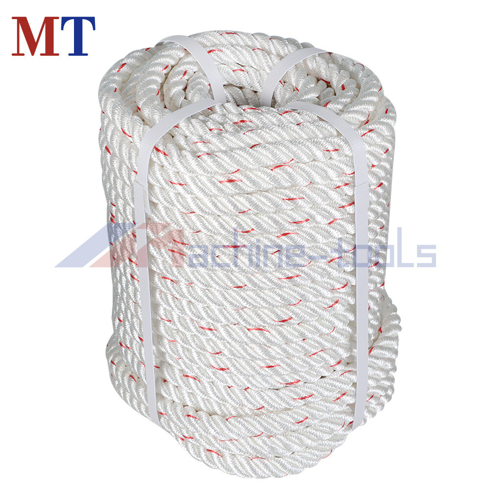 5/8"×150' Double Braid Polyester Arborist Bull Rope Pulling Rigging Line 8900Lbs
