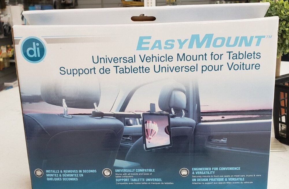 Digital Innovations EasyMount Tablet Computer Vehicle Mount (4100600), Black