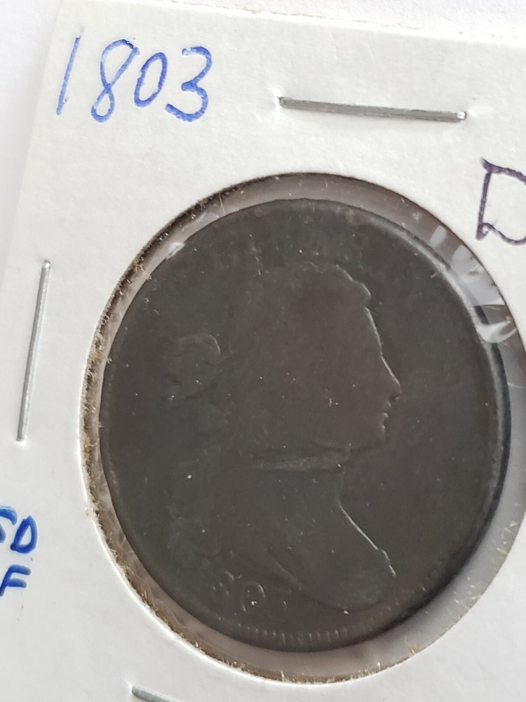 1803-P Small Date Large Fraction Draped Bust Large Cent