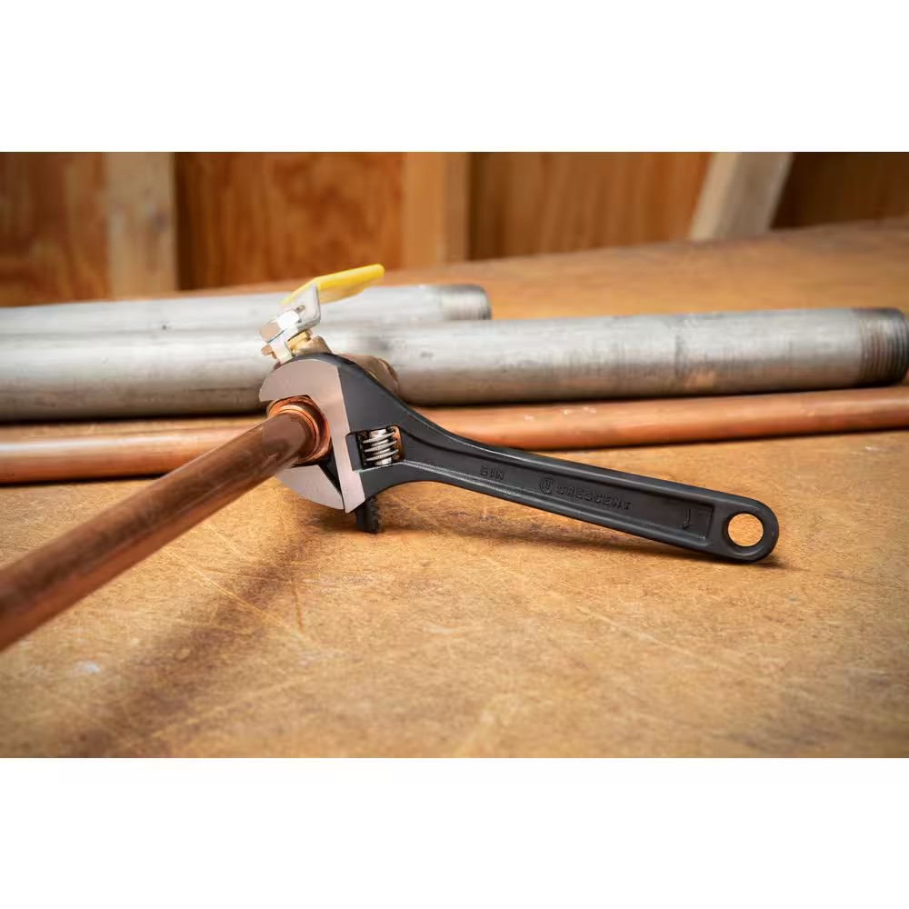 6 In. Black Oxide Adjustable Wrench