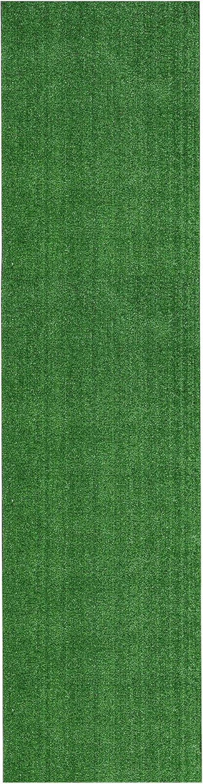 Artificial Grass Outdoor Runner Rug 2'7" X 10' – Waterproof Astro Turf with Drai