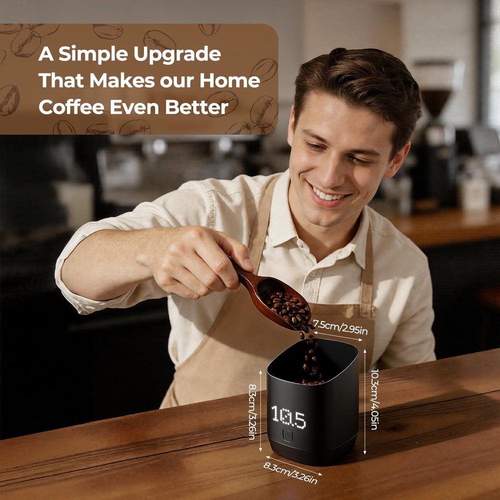 Subscale Digital Dosing Cup with LED Display - Sleek & 1g/0.1oz Precise Scale...