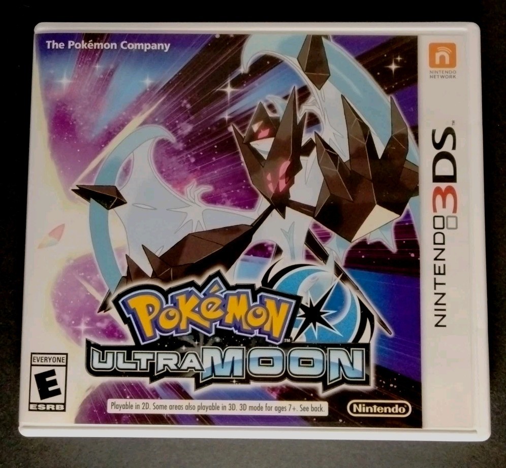 Pokemon Ultra Moon Nintendo 3ds Authentic Box Case Artwork ONLY