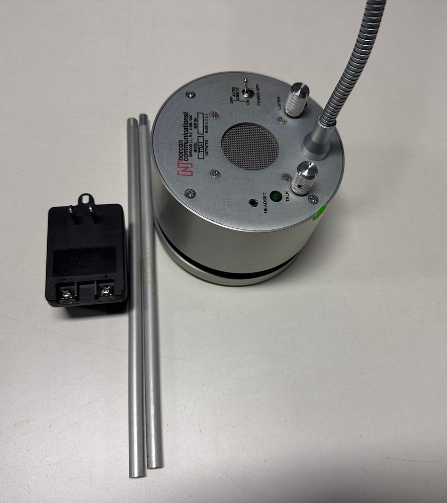 Norcon TTU-1 Talk Through 2-Way Intercom System - Fully Working Condition