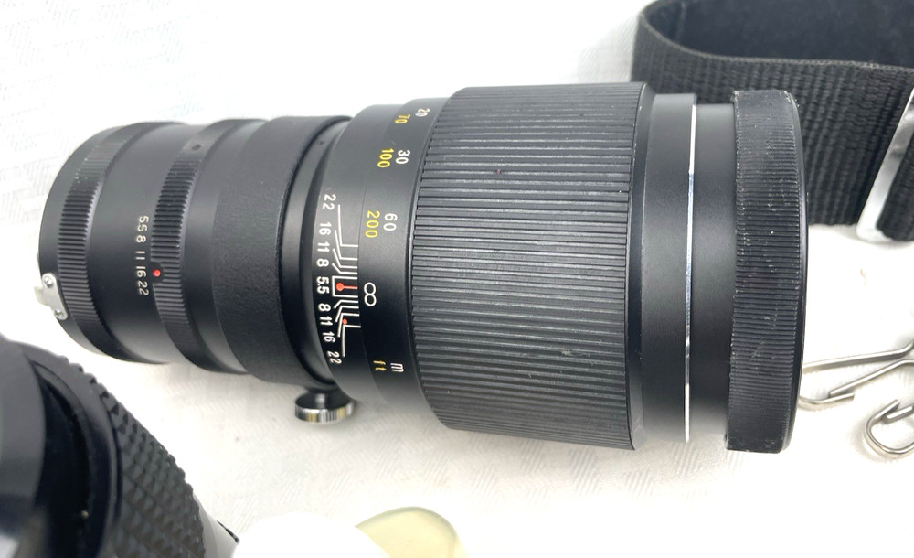 Camera Accs. Bundle 4 Lens, Exposure Meter , Strap, Flash, Bracket, LIST Below!!