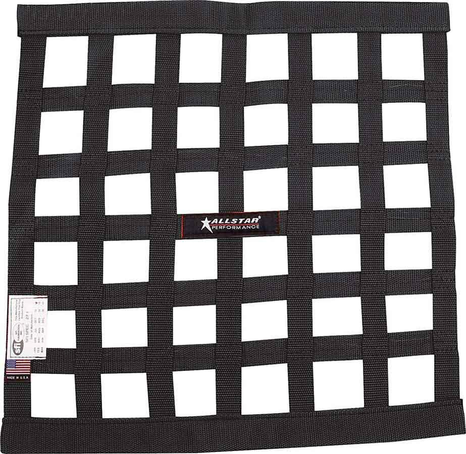 ALLSTAR PERFORMANCE Window Net Border Style 18 x 18 SFI Black