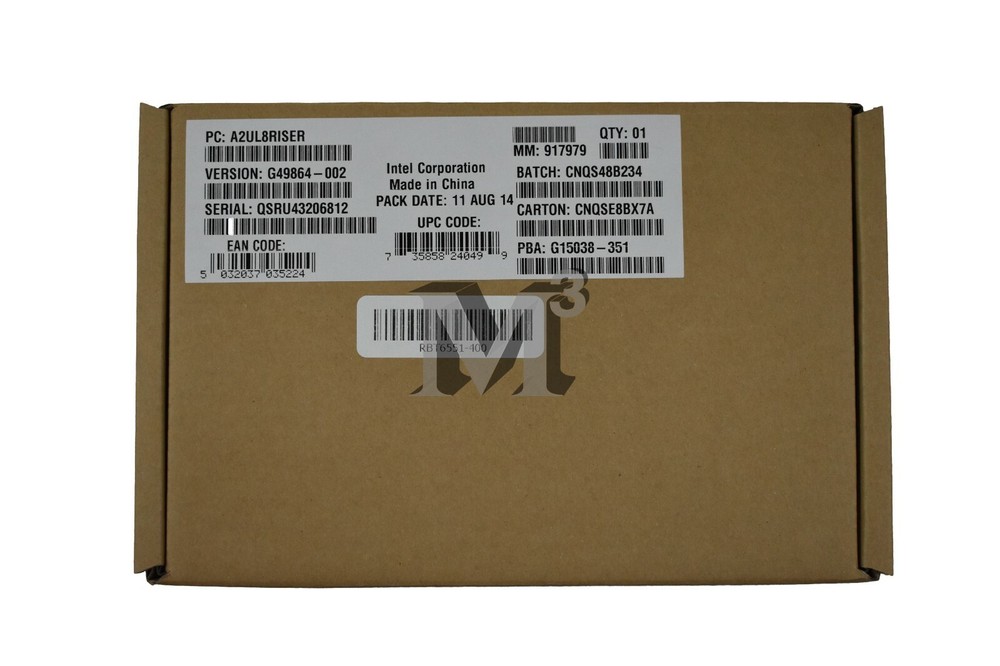 Intel 2U PCIE Riser A2UL8RISER for R2000GZ/GL/BB Intel® Server