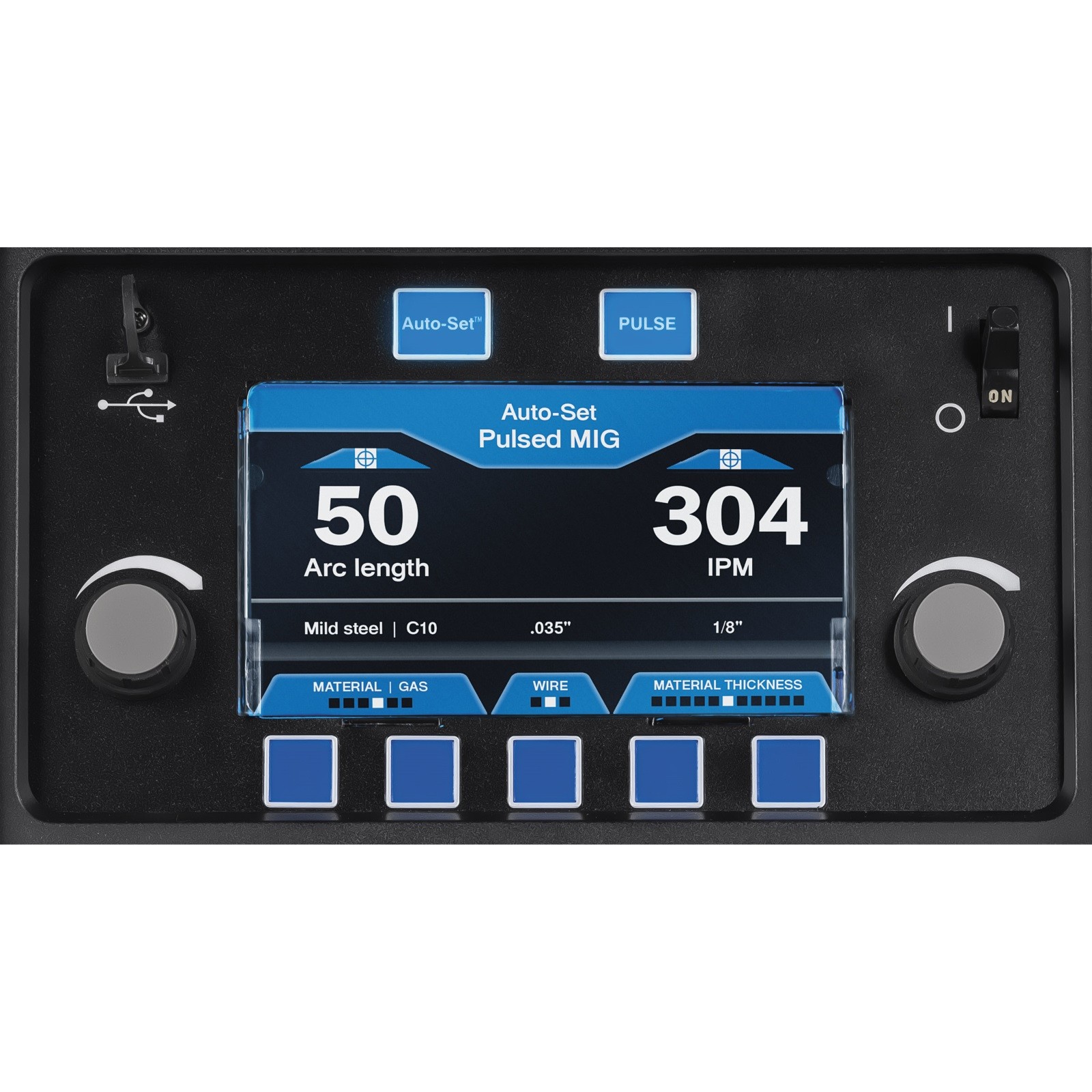 Miller Millermatic 255 MIG/Pulsed MIG Welder- 208/240V w/Running Gear (951766)