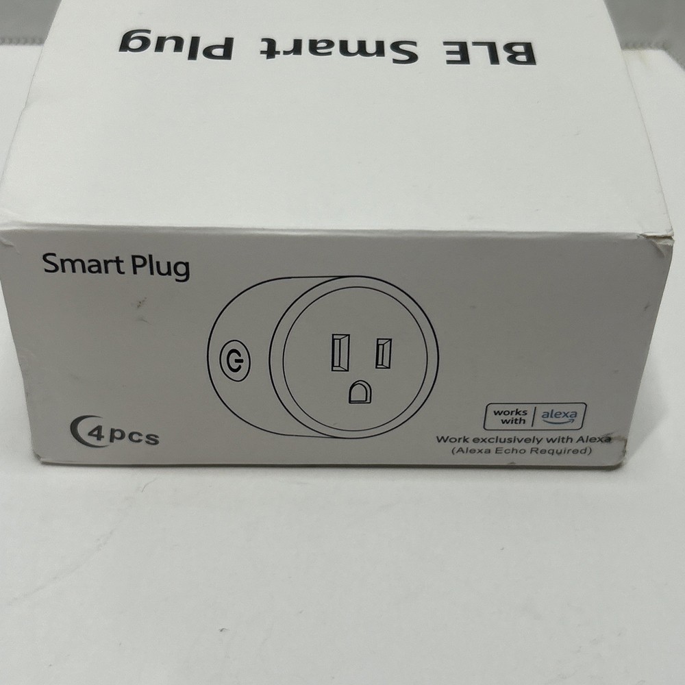 BLE Smart Plug Compatible with Amazon Alexa Echo Pack of 4