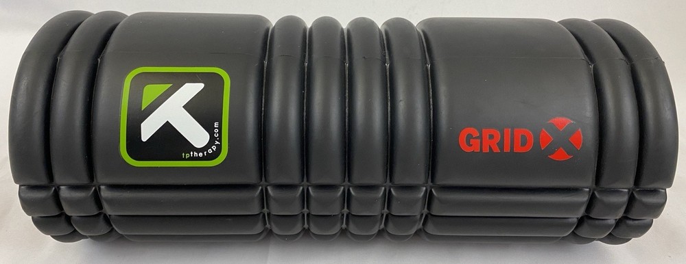 TriggerPoint GRID X Foam Roller 13” Extra Firm Massage Roller Black/Red