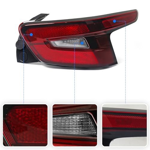 LED Tail Light Assembly Pair Compatible with Chevy Trax 2024 2025 Left & Right